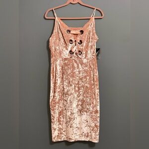 Project RUNWAY Pink Bodycon Midi Dress size L